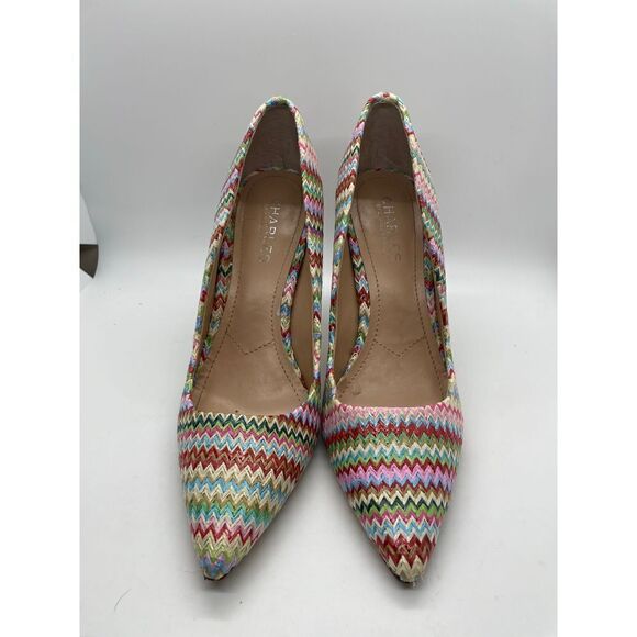 CHARLES BY CHARLES DAVID SWEETNESS PUMP Multi Colored Pattern Women’s Size 7.5 - Picture 3 of 11